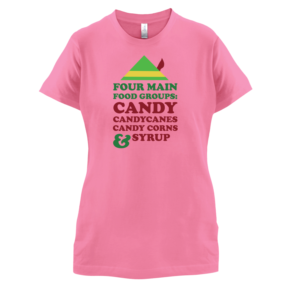 Christmas Food Groups T Shirt
