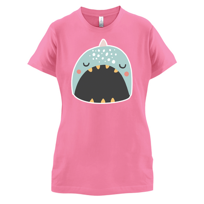 Smiley Face Narwhal T Shirt