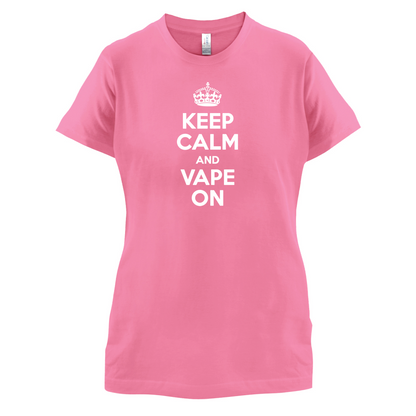 Keep Calm And Vape On T Shirt
