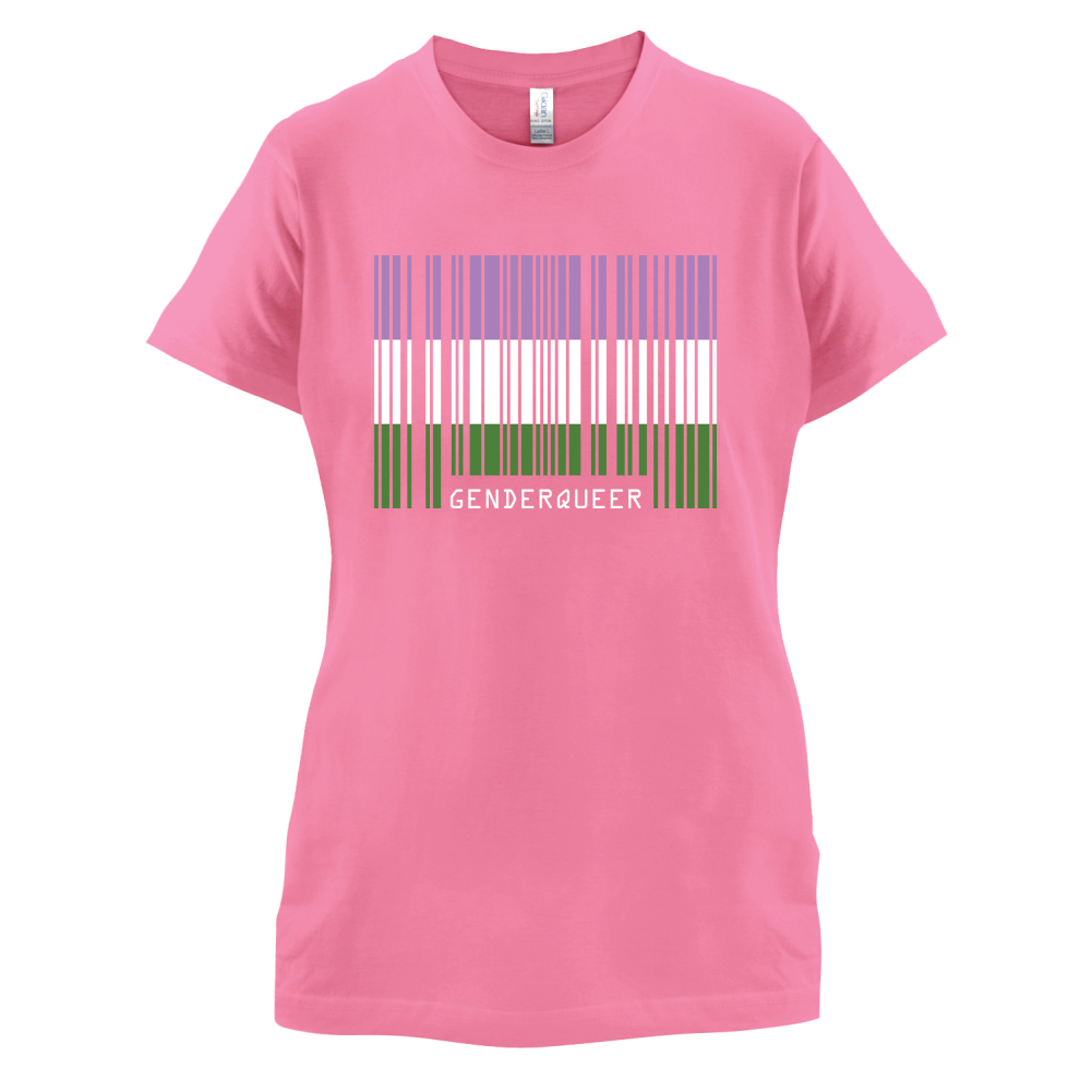 LGBT Barcode Flags - Gender Queer T Shirt
