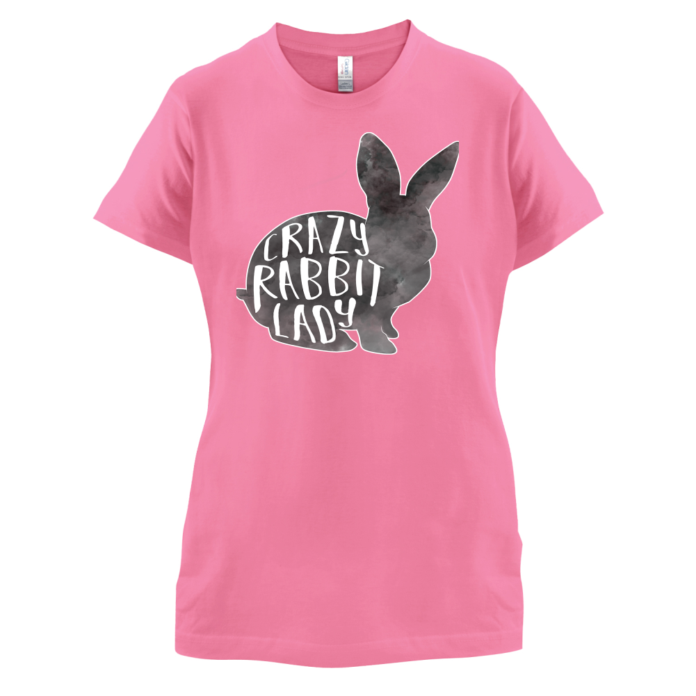 Crazy Rabbit Lady T Shirt