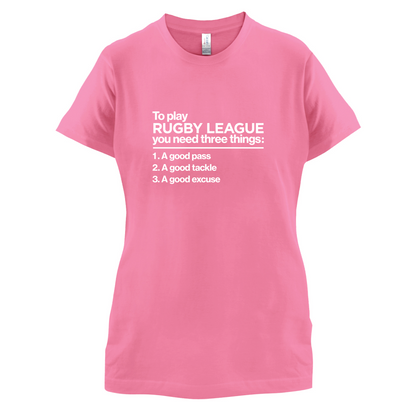 To Play Rugby League T Shirt