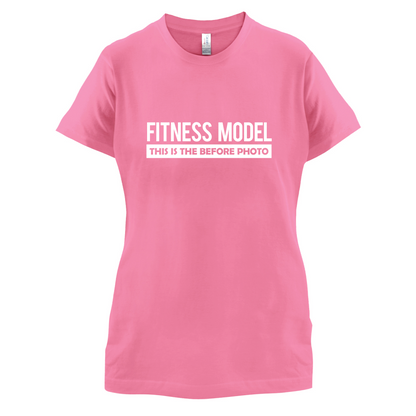 Fitness Model Before Photo T Shirt