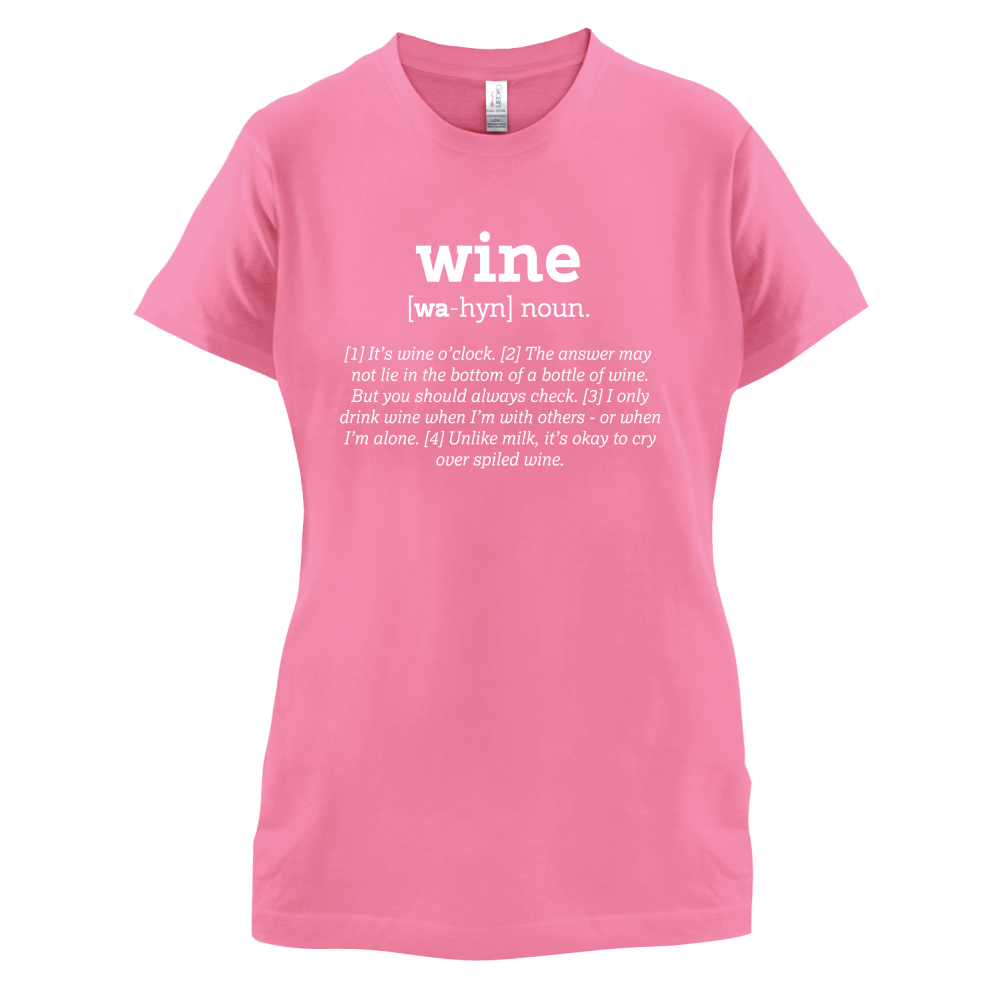 Definition Wine T Shirt