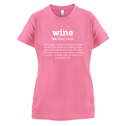 Definition Wine T Shirt