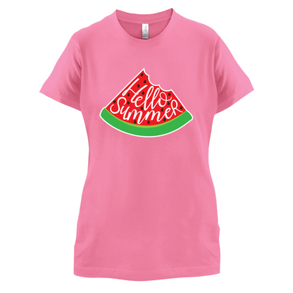 Hello Summer Watermelon T Shirt