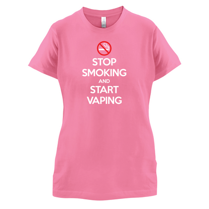Stop Smoke Start Vaping T Shirt