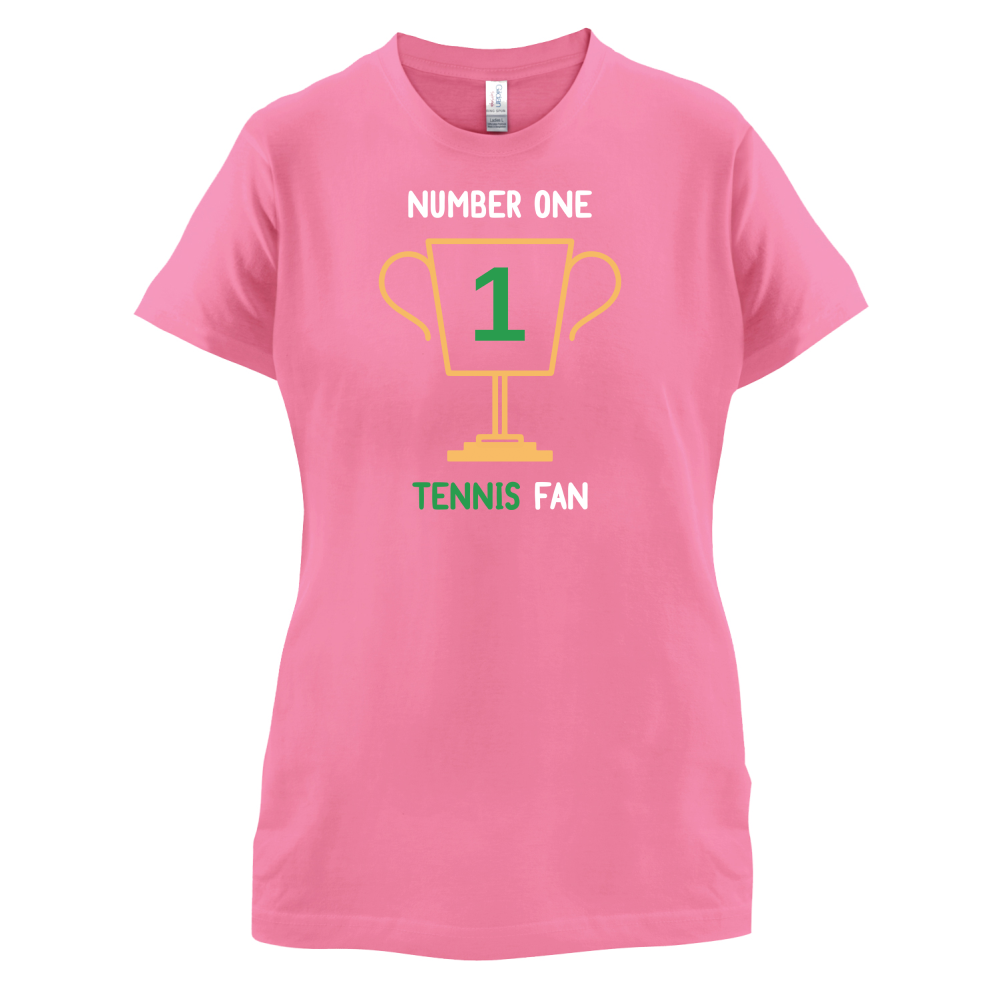 Number 1 Tennis Fan T Shirt
