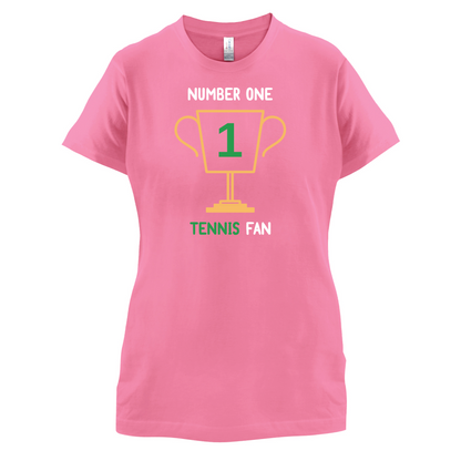 Number 1 Tennis Fan T Shirt