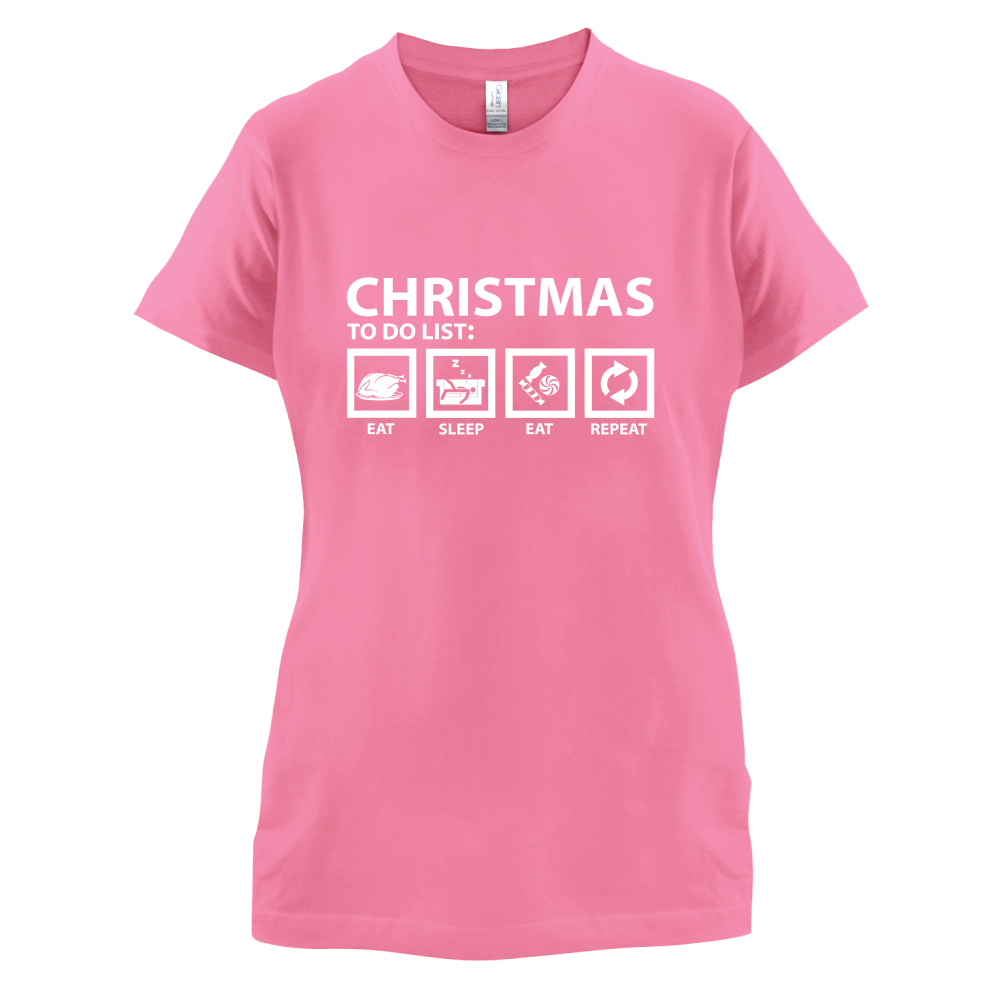 Christmas To Do List T Shirt