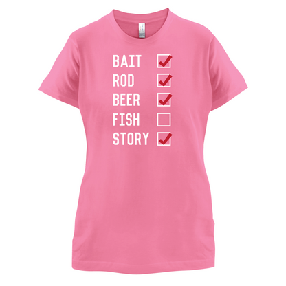 Fishing Checklist T Shirt