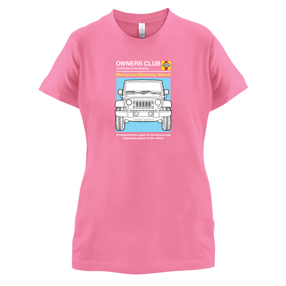 Car Owners Manual Jeep T Shirt