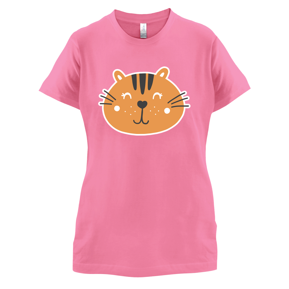 Smiley Face Tiger T Shirt