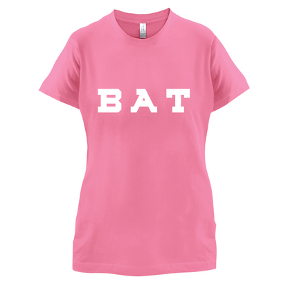 Justcie Bat College Style T Shirt
