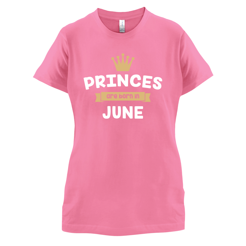 Princes Are Born In June T Shirt