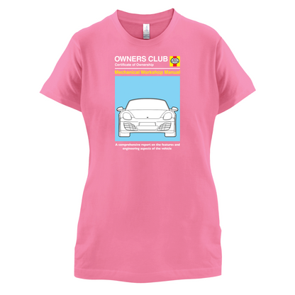 Car Owners Manual 981 Turbo T Shirt
