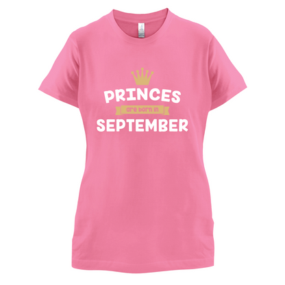 Princes Are Born In September T Shirt