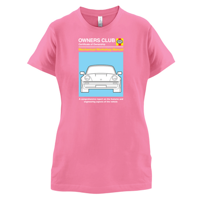 Car Owners Manual 930 Turbo T Shirt