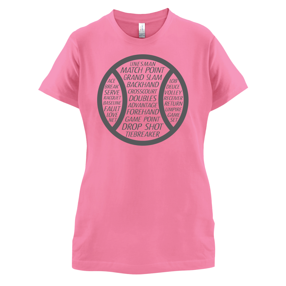 Tennis Word Ball T Shirt