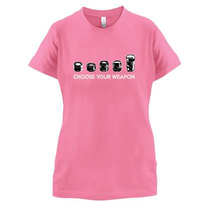 Choose your Weapon (Camera Lenses) T Shirt