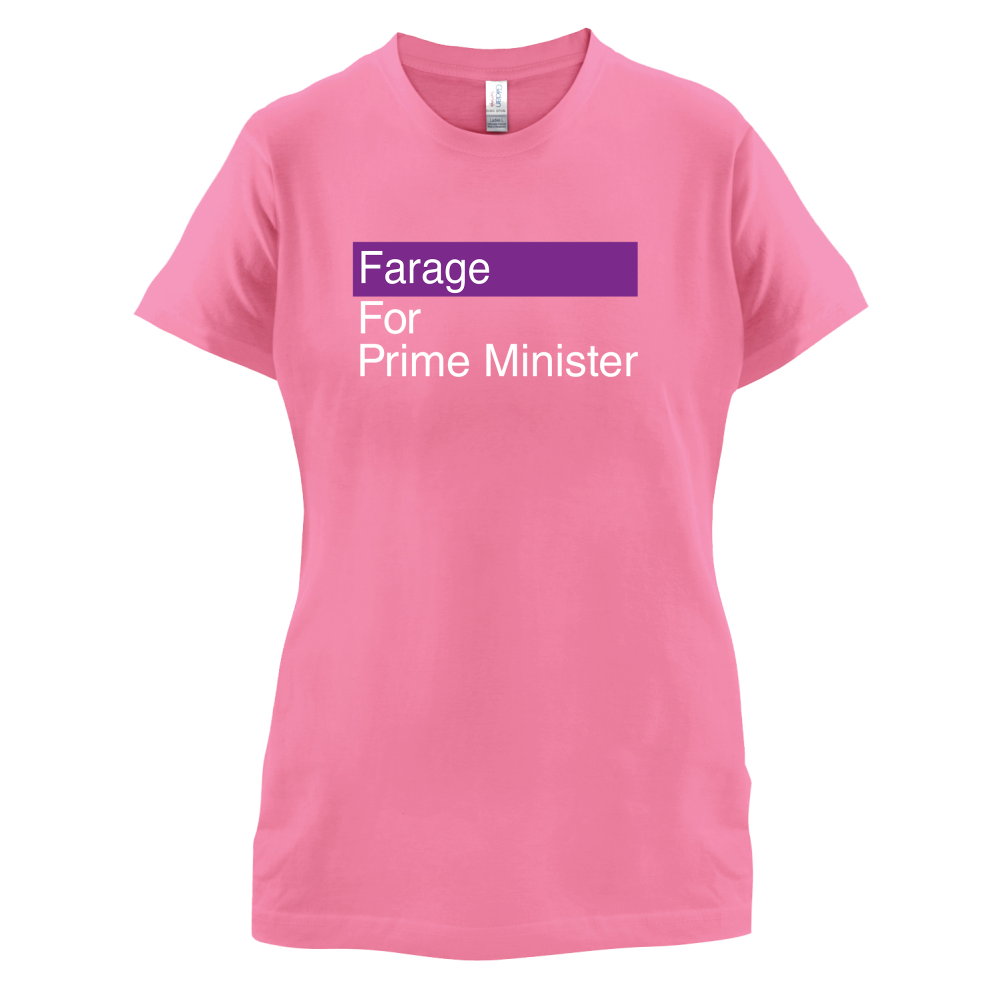 Farage for Prime Minister T Shirt