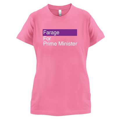 Farage for Prime Minister T Shirt