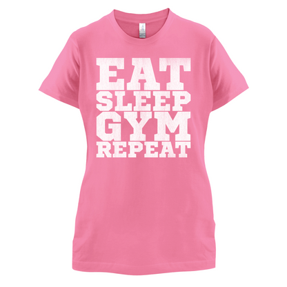 Eat Sleep Gym REPEAT T Shirt