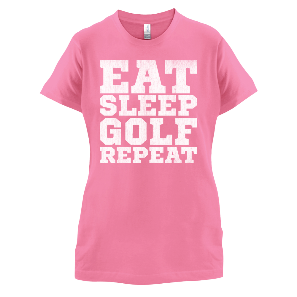 Eat Sleep Golf REPEAT T Shirt