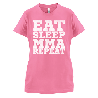 Eat Sleep MMA REPEAT T Shirt