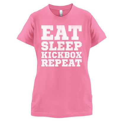 Eat Sleep Kickbox REPEAT T Shirt