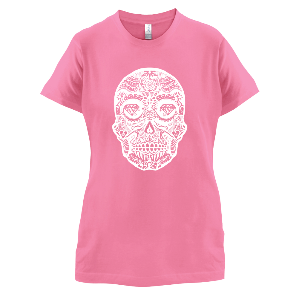 Mexican Sugar Candy Skull T Shirt