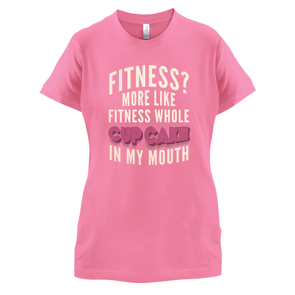 Fitness Cupcake In My Mouth T Shirt