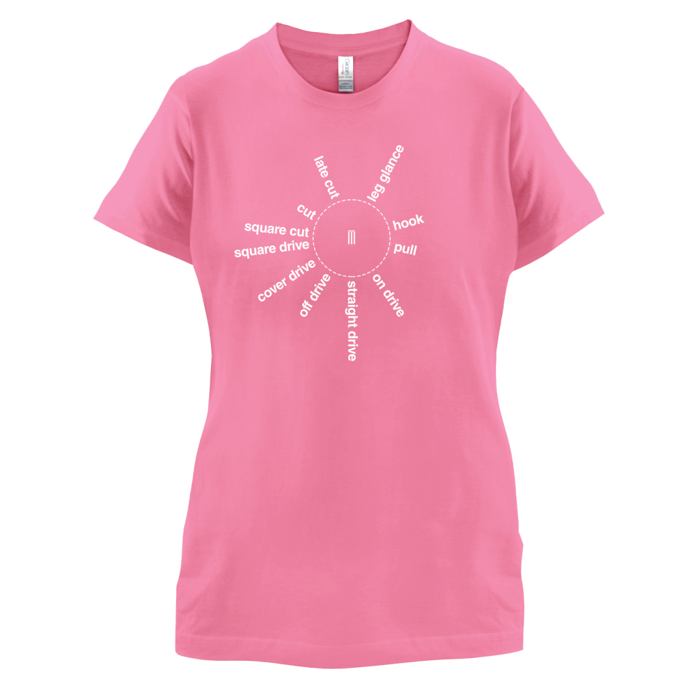 Cricket Batting Angles T Shirt