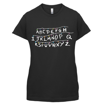 Stranger Alphabet T Shirt