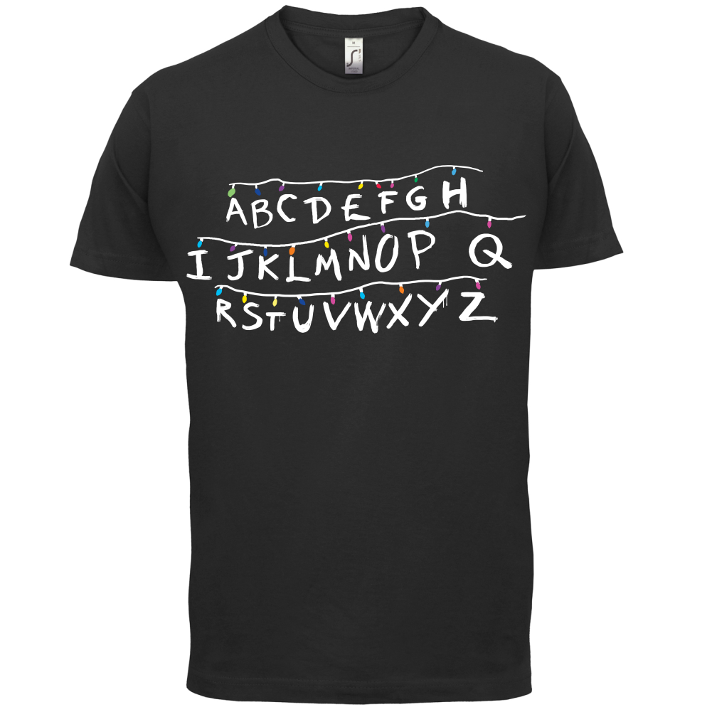 Stranger Alphabet T Shirt