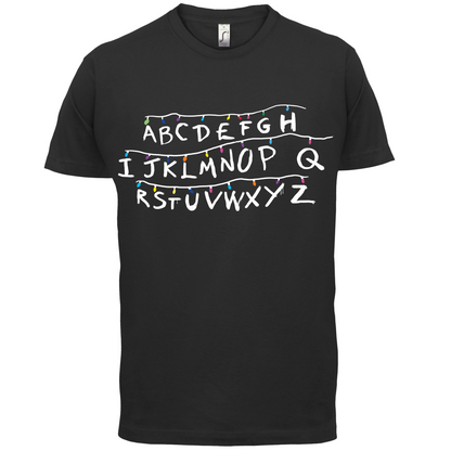 Stranger Alphabet T Shirt