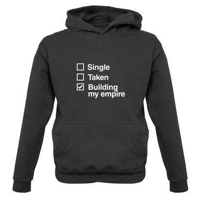 Single Taken Building Empire Kids T Shirt