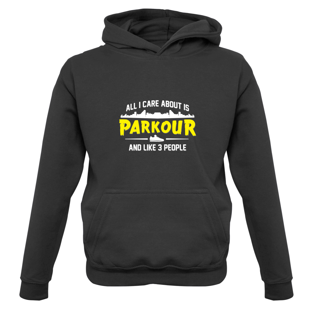 All I Care About Is Parkour Kids T Shirt
