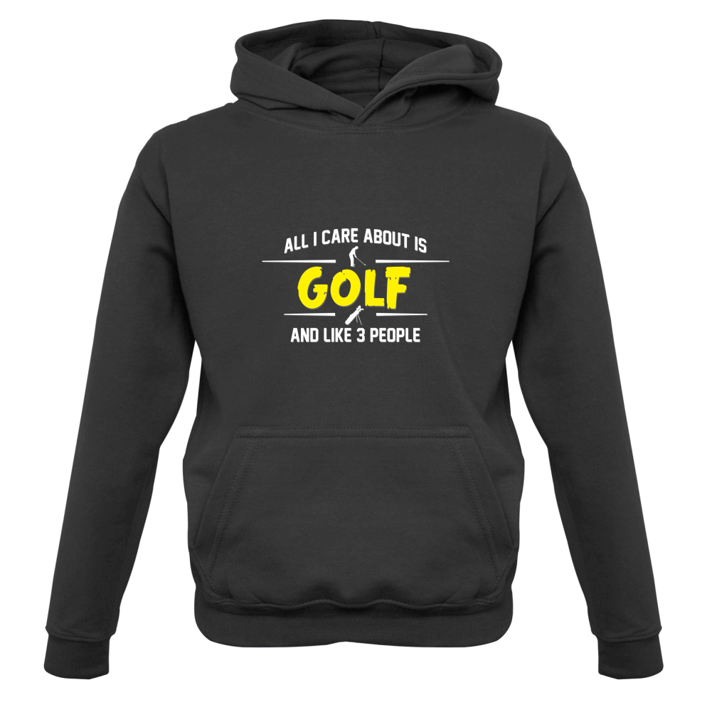 All I Care About Is Golf Kids T Shirt