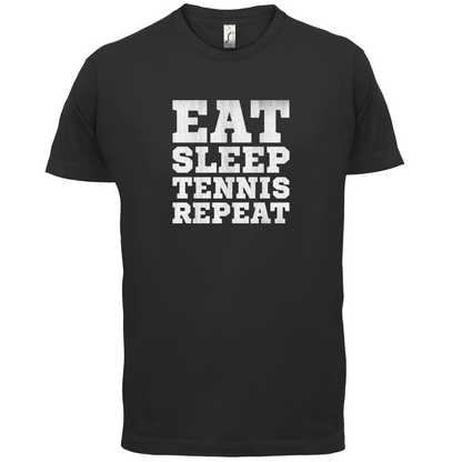 Eat Sleep Tennis Repeat T Shirt