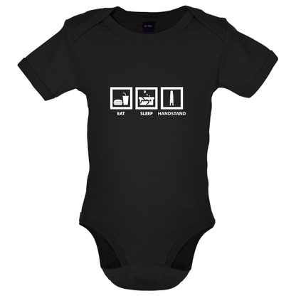 Eat Sleep Handstand Baby T Shirt
