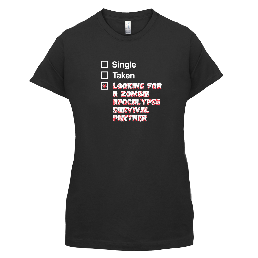 Single Taken Zombie Apocalypse T Shirt