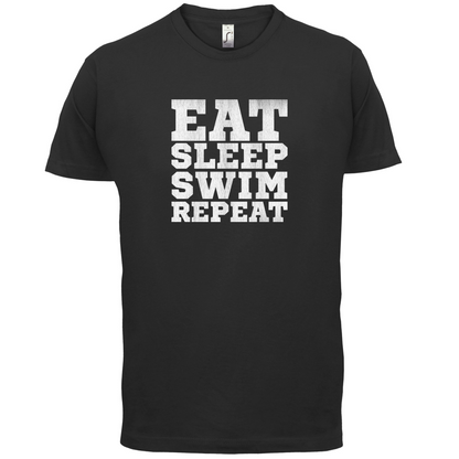 Eat Sleep Swim Repeat T Shirt