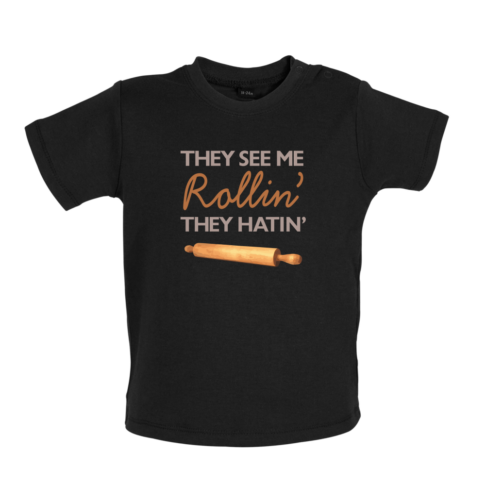 They See Me Rollin' Baby T Shirt
