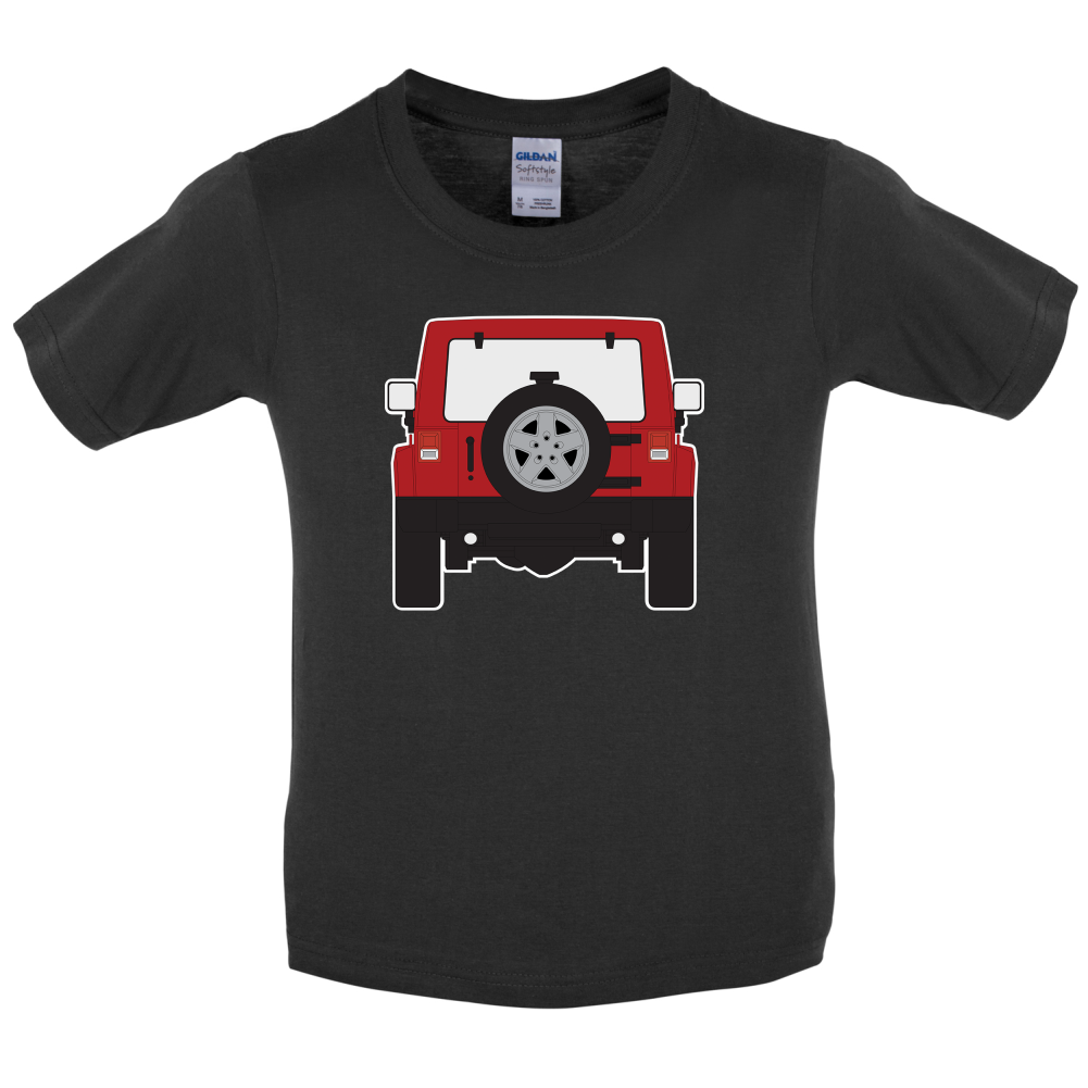 JW Rear Red Kids T Shirt