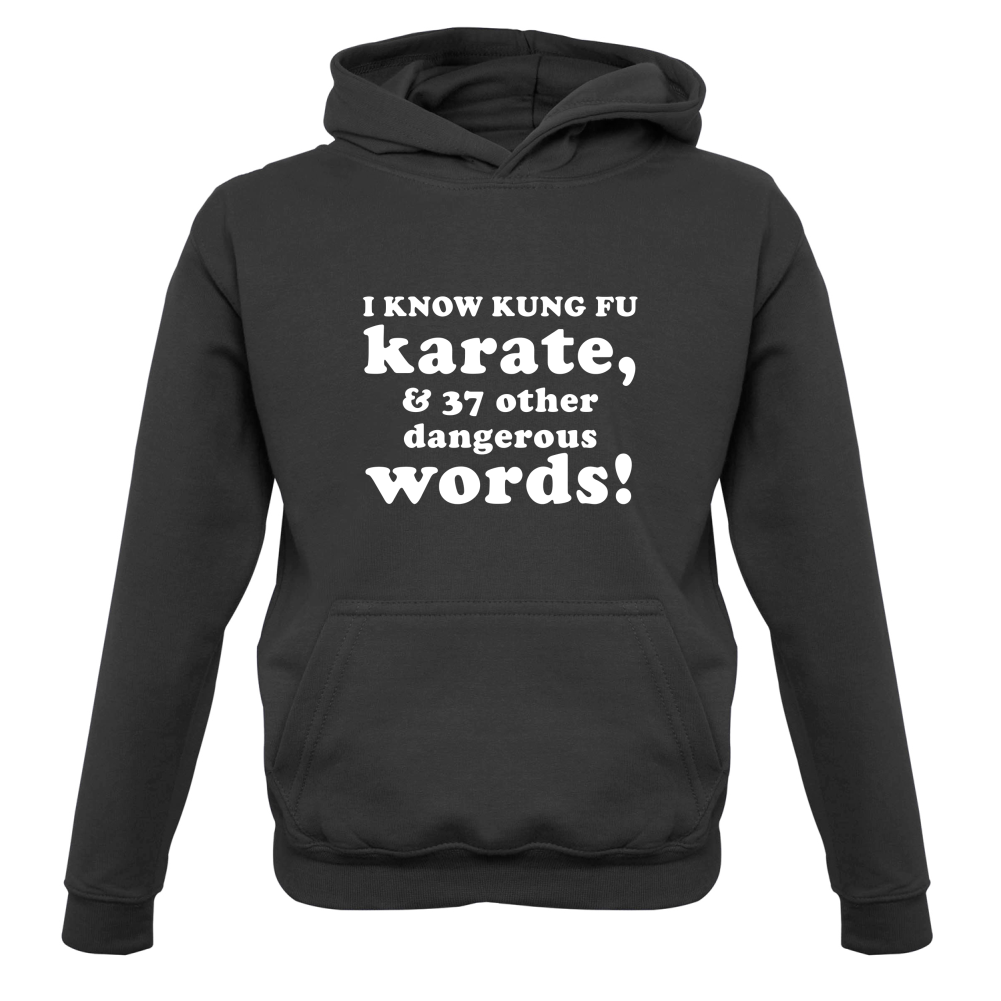I Know Karate And 37 Other Dangerous Words Kids T Shirt