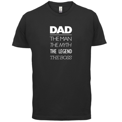 The Man The Myth The Legend The Boss T Shirt