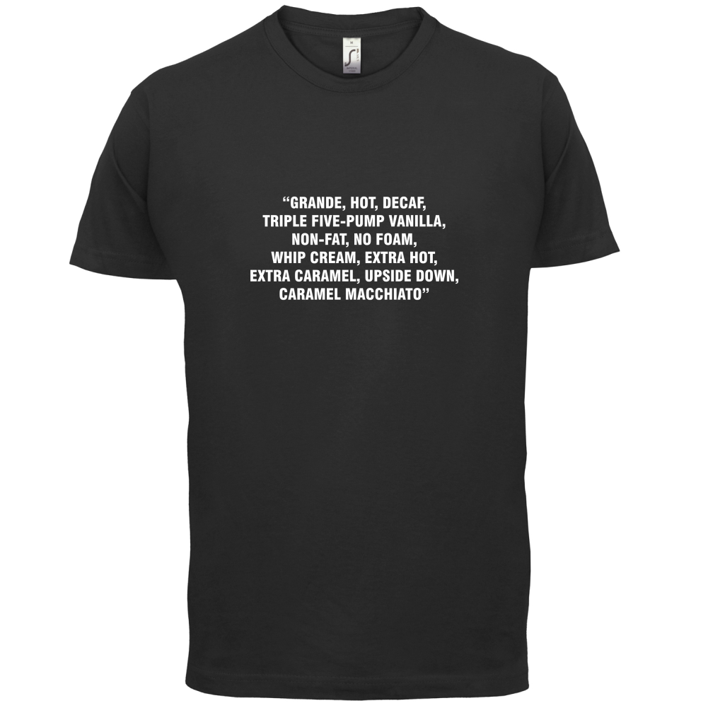 Long Coffee Order T Shirt
