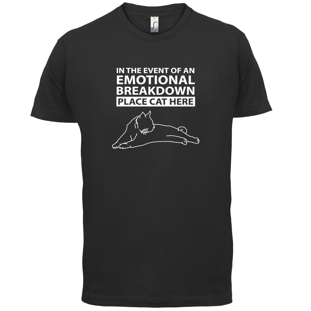 Emotional Breadown Place Cat Here T Shirt