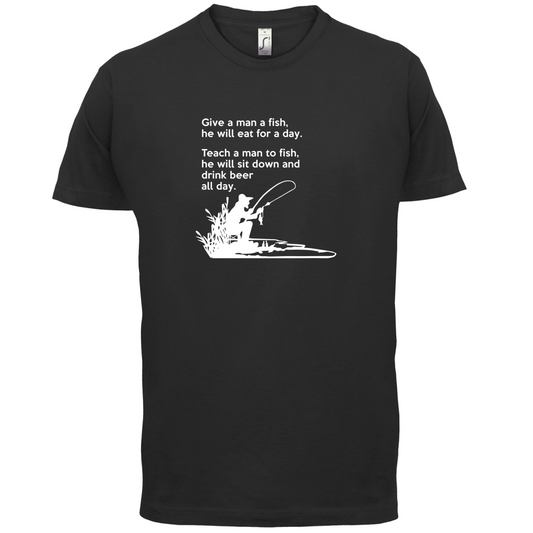Fishing - He'll Drink Beer All Day T Shirt